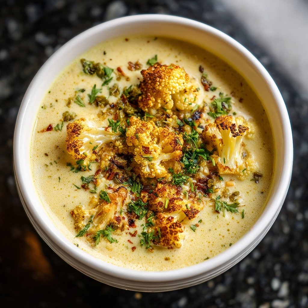 Blumenkohl Suppe Mit Curry