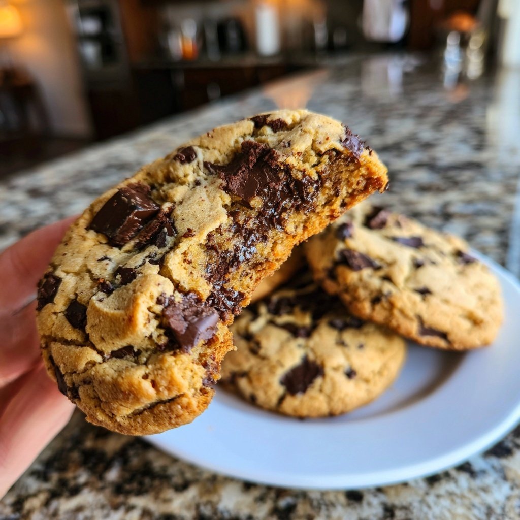 Cookies mit Zartbitterschokolade
