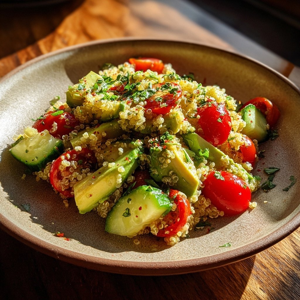 Quinoasalat mit Avocado