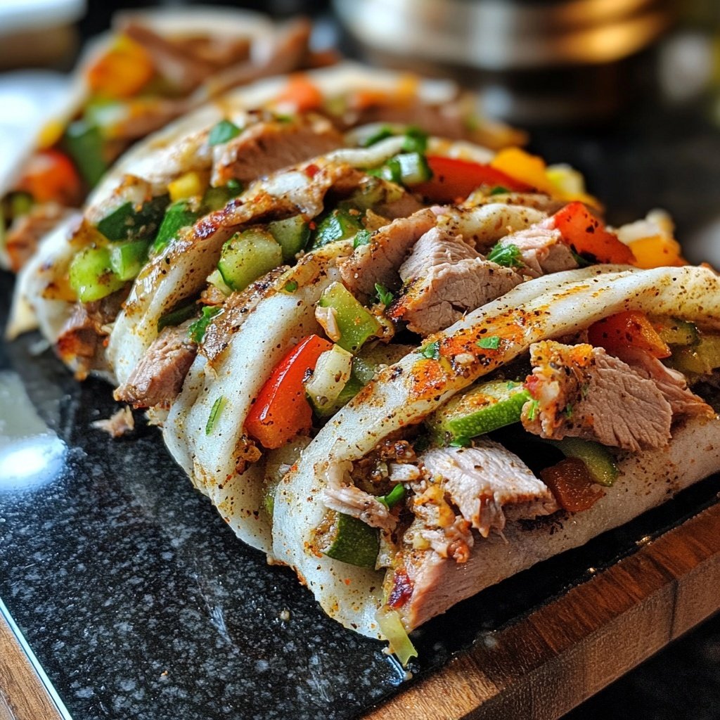 Döner mit orientalischen Gewürzen