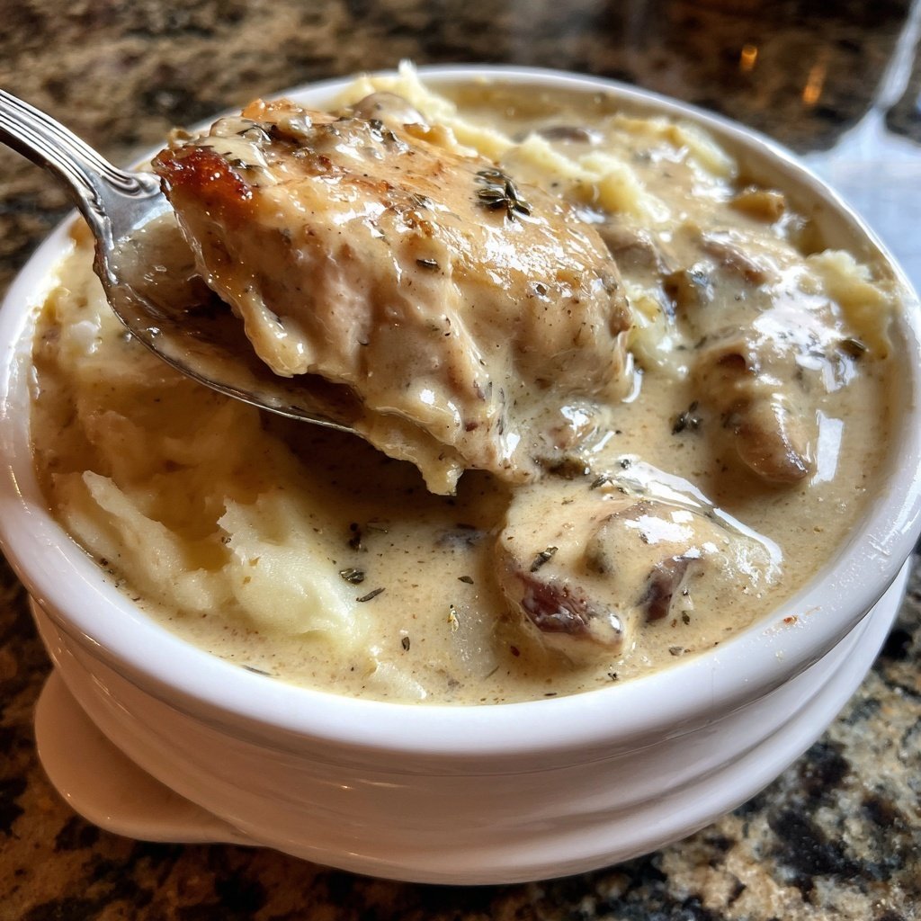 Hausmannskost Cremiges Hähnchen mit Kartoffelpüree