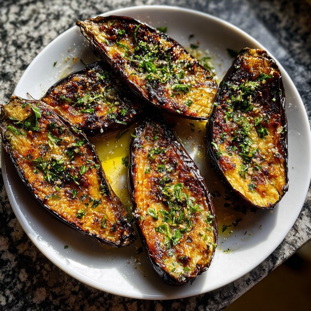 Auberginen aus dem Ofen weich