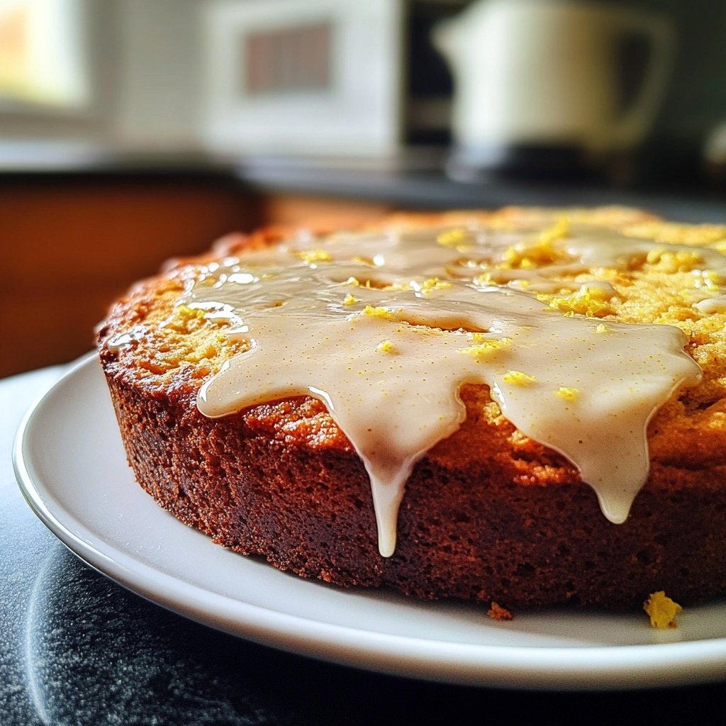 Zitronenkuchen mit Joghurt Glasur