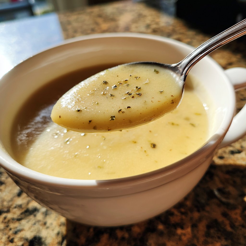 Blumenkohlsuppe mit Lauch
